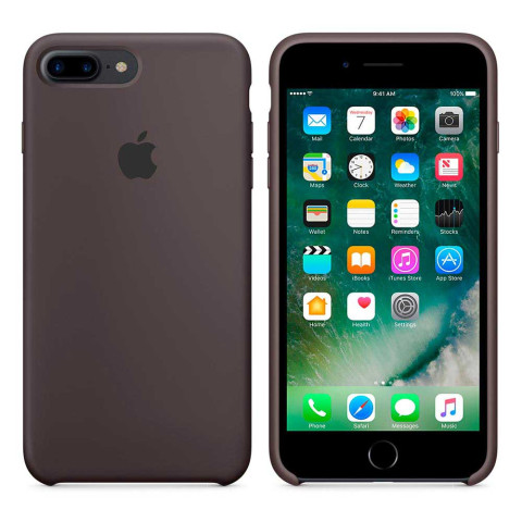 Чехол LUX Silicone Case для Iphone 8 Plus Cocoa